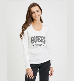 Снимка на White Women's Long Sleeve T-Shirt Guess Mirela - Women