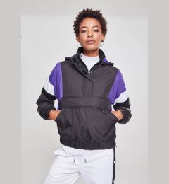 Снимка на Women's 3-Tone Padded Tug Jacket Black/Ultraviolet/White