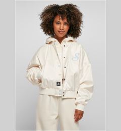 Снимка на Women's Beginner Satin College Jacket Light White