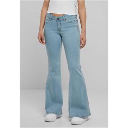 Снимка на Women's bell bottoms jeans - blue