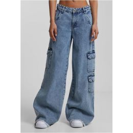 Снимка на Women's Cargo Jeans UC - Blue