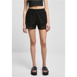 Снимка на Women's Crochet Lace Resort Shorts in Black