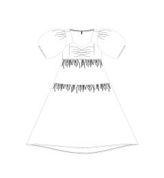 Снимка на WOMEN'S DRESS L-SU-4066 WHITE