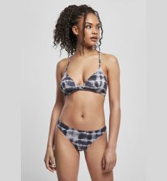 Снимка на Women's Dye Triangle Back Bikini Black/White Bikini