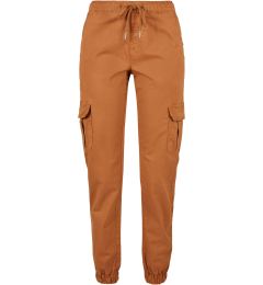 Снимка на Women's high-waisted cargo tracksuit pants made of caramel