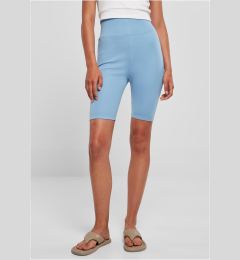 Снимка на Women's high-waisted cycling shorts horizontblue