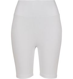 Снимка на Women's high-waisted cycling shorts white