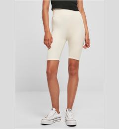 Снимка на Women's high-waisted cycling shorts whitesand