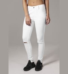 Снимка на Women's jeans URBAN CLASSICS - white