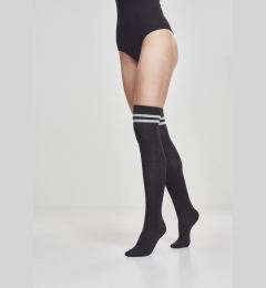 Снимка на Women's knee-high socks 2-pack blk/blk&blk/gry