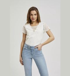 Снимка на Women's lace blouse MOODO - white