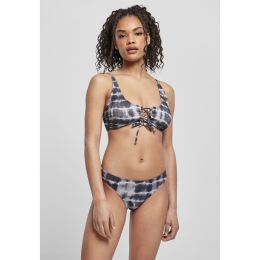 Снимка на Women's lace-up bikini black/white