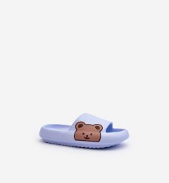 Снимка на Women's lightweight foam slippers with a Blue Parisso teddy bear motif