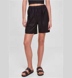 Снимка на Women's Linen Mixed Shorts - Black