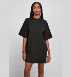 Снимка на Women's Organic Heavy Oversized T-Shirt Dress Black