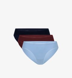 Снимка на Women's panties ATLANTIC 3Pack - dark blue/burgundy/light blue