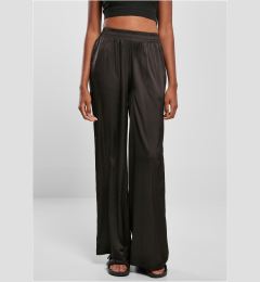 Снимка на Women's satin wide trousers black