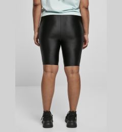 Снимка на Women's Shiny Metallic High-Waisted Cycling Shorts Black