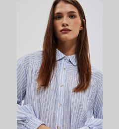 Снимка на WOMEN'S SHIRT L-KO-4009 BÍLO_BLUE