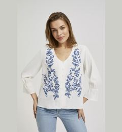 Снимка на Women's shirt with MOODO pattern - white