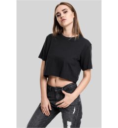 Снимка на Women's short oversized T-shirt in black color