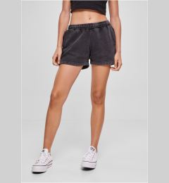 Снимка на Women's Stone Washed Shorts - Black