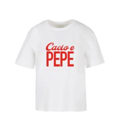 Снимка на Women's T-shirt Cacio E Pepe white