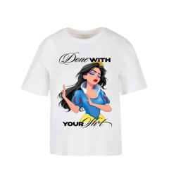 Снимка на Women's T-shirt Done With Your Sh*it white