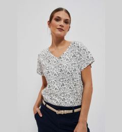 Снимка на WOMEN'S T-SHIRT L-TS-4017 OFF WHITE