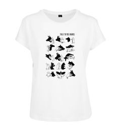 Снимка на Women's T-shirt Talk To The Hand Box white