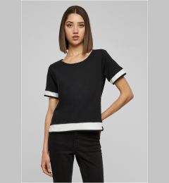 Снимка на Women's T-shirt Terry Mesh blk/wht