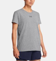 Снимка на Women's T-shirt Under Armour UA Rival Core SS-GRY - Women's