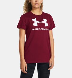 Снимка на Women's T-shirt Under Armour UA Rival Logo SS-RED - Women's