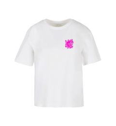 Снимка на Women's T-shirt with inscription - white