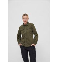 Снимка на Women's vintage long sleeve shirt olive