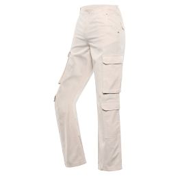 Снимка на Women's wide pocket pants nax NAX SERDA pastel parchment