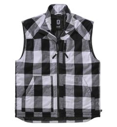 Снимка на Wooden vest white/black