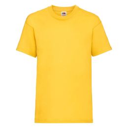 Снимка на Yellow Cotton T-shirt Fruit of the Loom