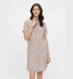 Снимка на Yellow-purple floral shirt dress Pieces Rilla - Women