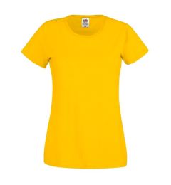 Снимка на Yellow Women's T-shirt Lady fit Original Fruit of the Loom