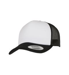 Снимка на YP Classics® Curved Foam Trucker Cap - white Front black/white/black