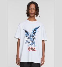 Снимка на Yu-Ghi-Oh Blue Eyes White Dragon Heavy Oversize Tee white