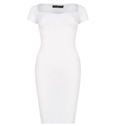 Снимка на Z2016 DEWBERRY WOMEN'S DRESS-PLAIN WHITE