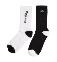 Снимка на Zodiac Socks 2-Pack Black/White Aquarius