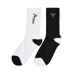 Снимка на Zodiac Socks 2-pack black/white Aries