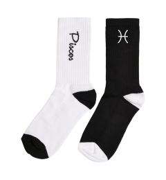 Снимка на Zodiac Socks 2-Pack Black/White Fish