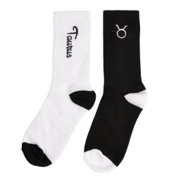 Снимка на Zodiac Socks 2-Pack Black/White Taurus