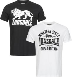 Снимка на Мъжки комплект Lonsdale 114063-White/Black