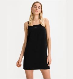 Снимка на Черна дамска рокля Calvin Klein Jeans Monogram Cami - жени