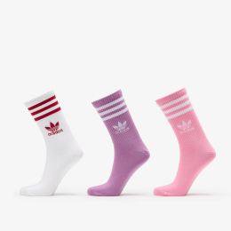 Снимка на adidas Crew Sock 3 Pack Preloved Purple/ Bliss Pink/ White XL